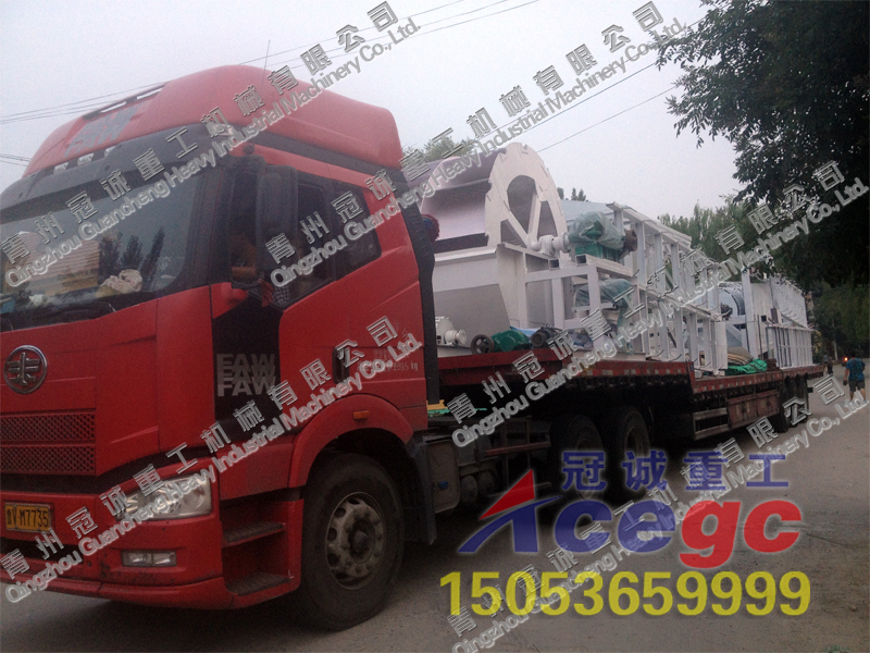 發(fā)往廣東的組合式洗沙設(shè)備 發(fā)往廣東的組合式洗沙設(shè)備