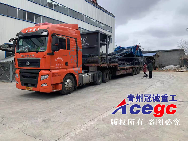 固定式洗砂生產(chǎn)線發(fā)往廣西 固定式洗砂生產(chǎn)線發(fā)往廣西