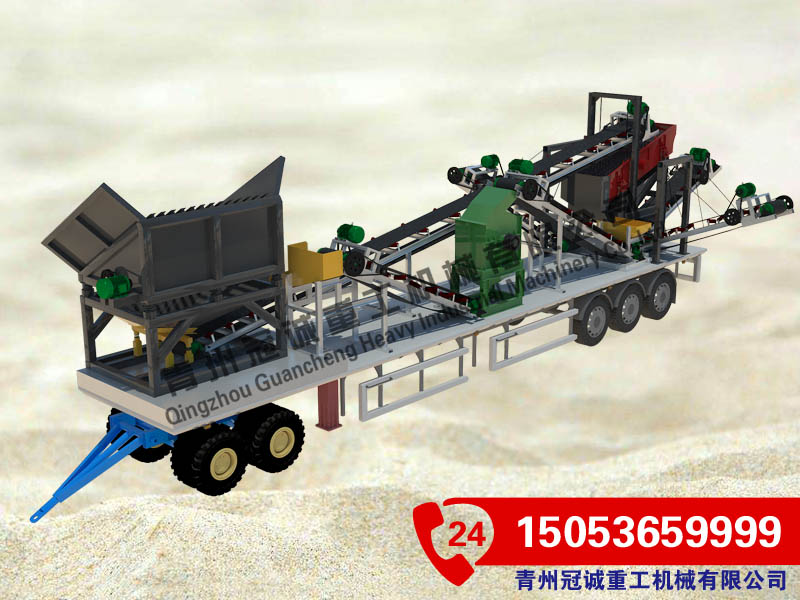 移動(dòng)式三次分離破碎制砂設(shè)備